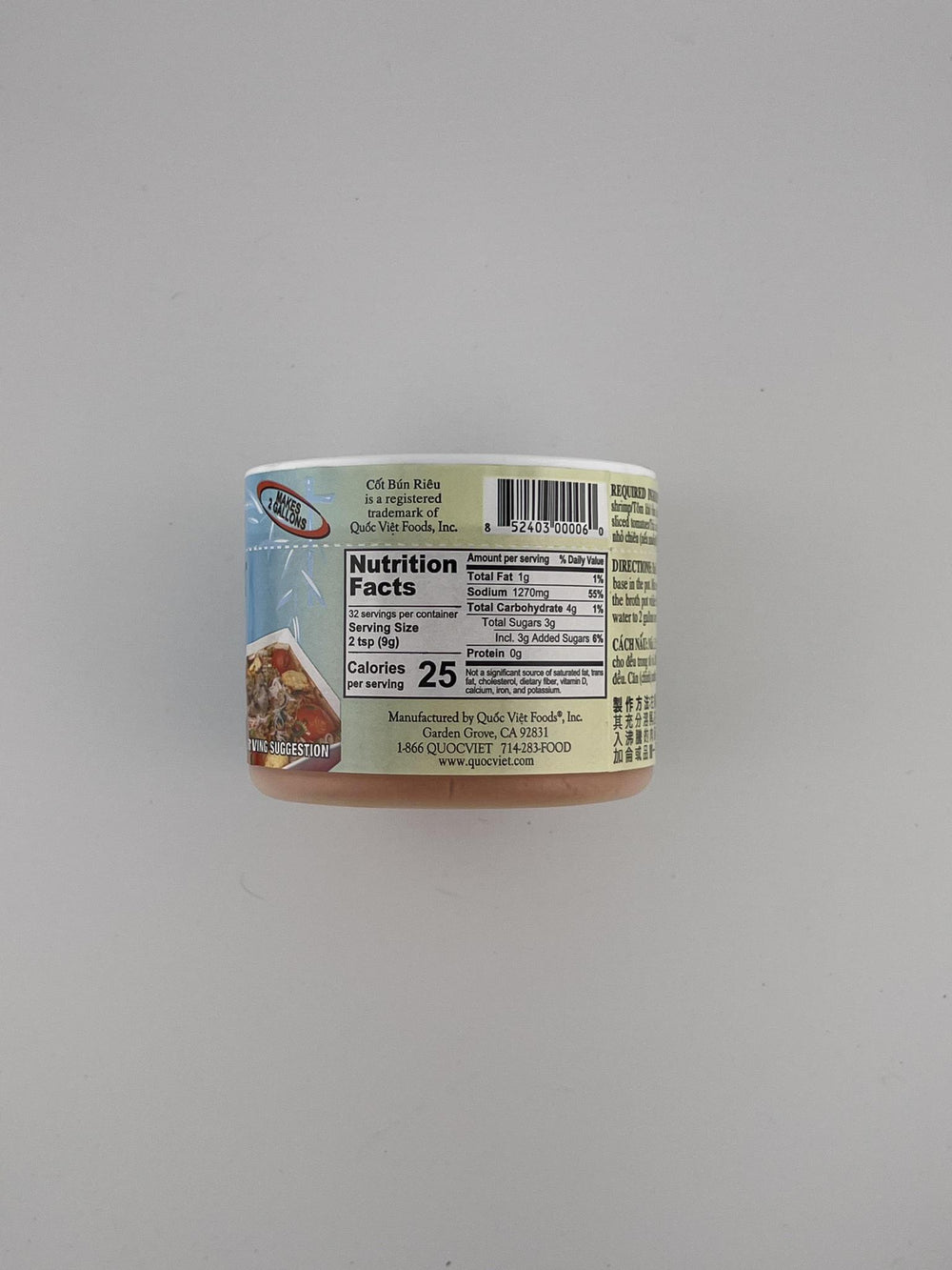 QUOCVIET Cot Bun Rieu Crab Soup Base 10oz | Asian Mart LLC