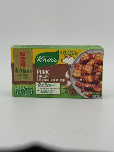 KNOOR Pork Flavored Bouillon 6 Pcs
