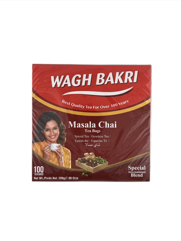 WAGH BAKRI Masala Chai Tea Bags 7oz