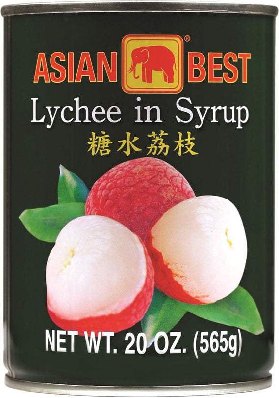 ASIAN BEST Lychee In Syrup 20oz (565G)