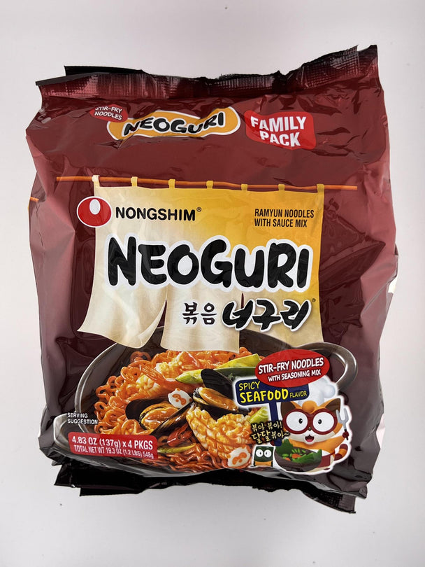 NONGSHIM Neoguri Noodle Multi 137 gm (4.83 oz) 4 packs