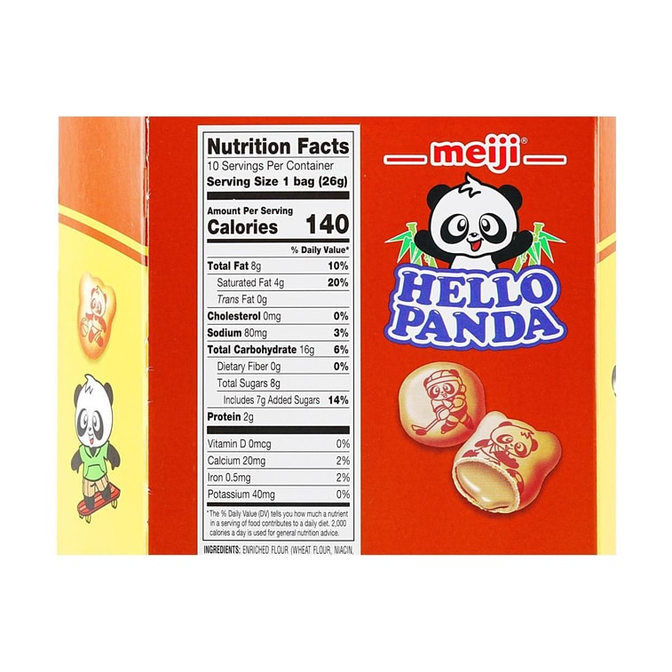 MEIJI Hello Panda Caramel 9.10 Oz