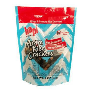 HAPI Arare Rice Crackers Nori Seaweed Wrap 2oz