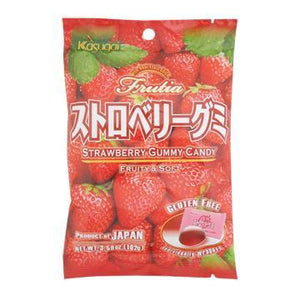 Kasugai Strawberry Gummy Candy 3.77 Oz