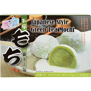 YUKI & LOVE Japanese Style Green Tea Mochi 7.4 Oz