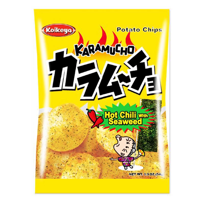 KOIKEYA KARAMUCHO Spicy & Tasty Hot Chili With Seaweed 1.9oz