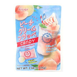 KASUGAI PEACH CREAMY Candy 2.68 OZ