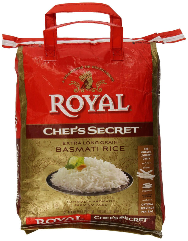 ROYAL Chef's Secret Basmati Rice 10 LB