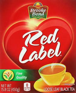 BROOKE BOND Red Label Black Tea 15.8 OZ