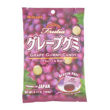 KASUGAI Grape Gummy Candy 3.77oz