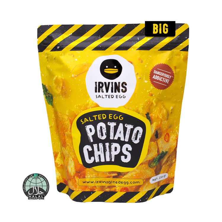 Irvins Salted Egg Potato Chips 8.1OZ