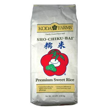 KODA FARMS Sho-Chiki-bai Short Grain Sweet Rice 10 Lb