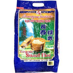Asian Taste Long Grain Sweet Rice 25 LB