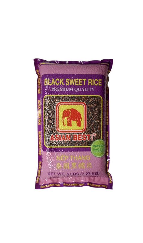 ASIAN BEST  Black Sweet Rice 5 LB